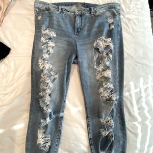 Torrid High Rise Straight Jean